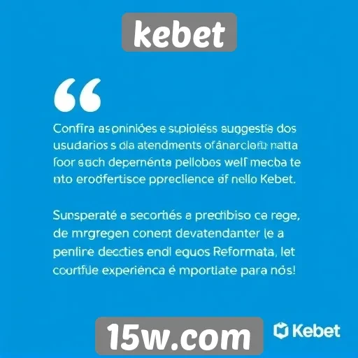 Feedback de usuários sobre o atendimento do Kebet