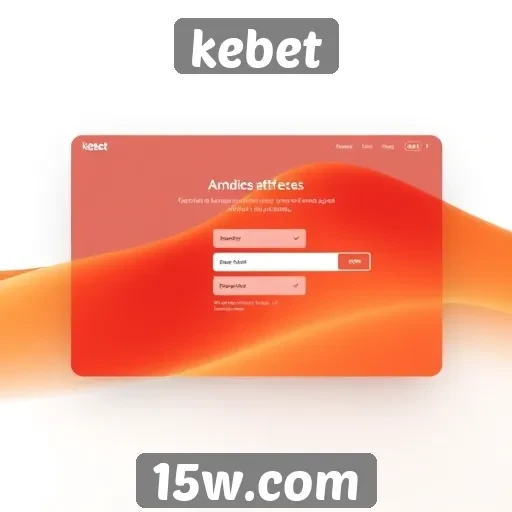 Análise da interface do usuário do site Kebet